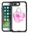 Pink Watercolor Hawaiian Flower - iPhone 7 or 7 Plus Commuter Case Skin Kit