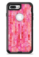 Pink Watercolor Patchwork - iPhone 7 or 7 Plus Commuter Case Skin Kit