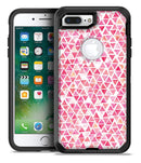 Pink Watercolor Triangle Pattern - iPhone 7 or 7 Plus Commuter Case Skin Kit