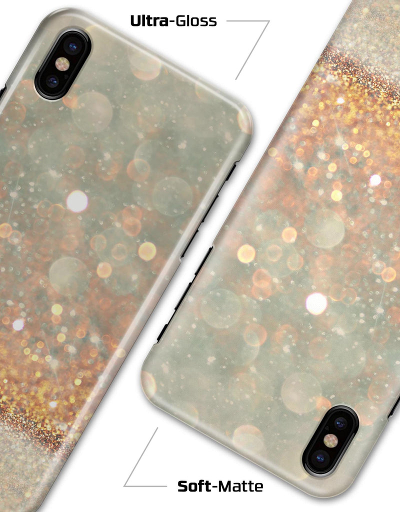 Pink and Gold Shimmering Lights  - iPhone X Clipit Case