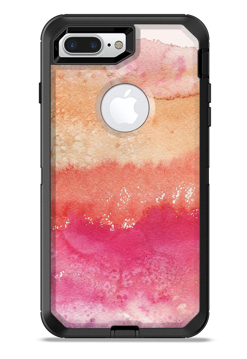 Pinkish 432 Absorbed Watercolor Texture - iPhone 7 or 7 Plus Commuter Case Skin Kit