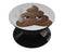 Poop No Comment Emoticon Emoji - Skin Kit for PopSockets and other Smartphone Extendable Grips & Stands