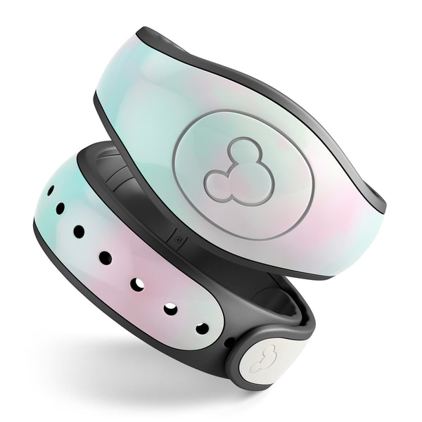Pretty Pastel Clouds V7 - Full Body Skin Decal Wrap Kit for Disney Magic Band
