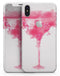 Pretty in Pink Martini - iPhone X Skin-Kit