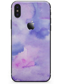 Punk Pink Absorbed Watercolor Texture - iPhone X Skin-Kit