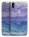 Purple 48 Absorbed Watercolor Texture - iPhone X Skin-Kit