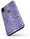 Purple Basic Watercolor Chevron Pattern - iPhone X Skin-Kit