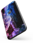 Purple Blue and Pink Cloud Galaxy - iPhone X Skin-Kit