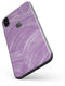 Purple Brush Strokes - iPhone X Skin-Kit