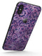 Purple Damask Watercolor Pattern - iPhone X Skin-Kit