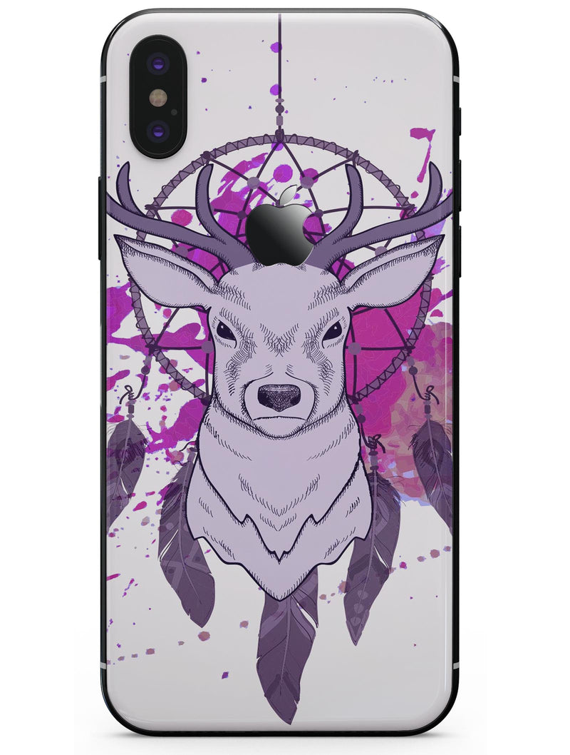 Purple Deer Runner DreamCatcher - iPhone X Skin-Kit