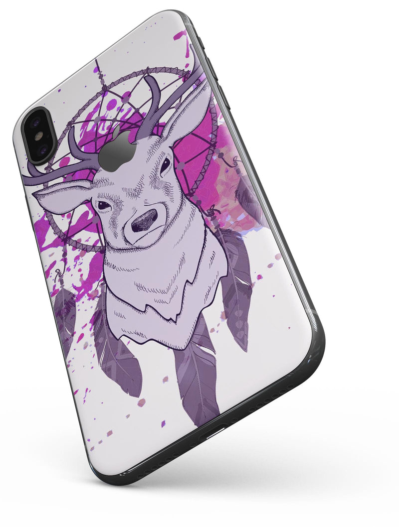 Purple Deer Runner DreamCatcher - iPhone X Skin-Kit