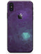 Purple Geometric V11 - iPhone X Skin-Kit