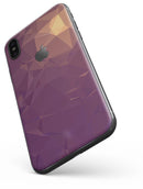 Purple Geometric V18 - iPhone X Skin-Kit
