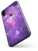 Purple & Pink Space - iPhone X Skin-Kit