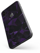 Purple Rain Geometric Triangles  - iPhone X Skin-Kit
