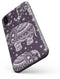 Purple Sacred Elephant Pattern - iPhone X Skin-Kit