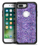 Purple Watercolor Leopard Pattern - iPhone 7 or 7 Plus Commuter Case Skin Kit