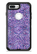 Purple Watercolor Leopard Pattern - iPhone 7 or 7 Plus Commuter Case Skin Kit