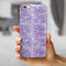 Purple Watercolor Quatrefoil iPhone 6/6s or 6/6s Plus 2-Piece Hybrid INK-Fuzed Case