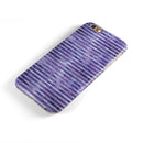 Purple Watercolor Stripes iPhone 6/6s or 6/6s Plus 2-Piece Hybrid INK-Fuzed Case