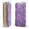 Purple Watercolor Tiger Pattern iPhone 6/6s or 6/6s Plus 2-Piece Hybrid INK-Fuzed Case