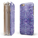 Purple Watercolor Zebra Pattern iPhone 6/6s or 6/6s Plus 2-Piece Hybrid INK-Fuzed Case