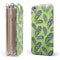 Purple and Green Watercolor Peacock Feathers iPhone 6/6s or 6/6s Plus 2-Piece Hybrid INK-Fuzed Case