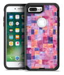 Purple and Orange Geometric Shapes - iPhone 7 or 7 Plus Commuter Case Skin Kit