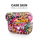 Rainbow Leopard Sherbet - Full Body Skin Decal Wrap Kit for the Wireless Bluetooth Apple Airpods Pro, AirPods Gen 1 or Gen 2 with Wireless Charging