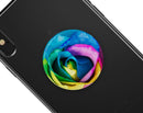Rainbow Dyed Rose V1 - Skin Kit for PopSockets and other Smartphone Extendable Grips & Stands
