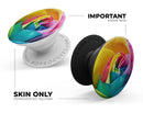 Rainbow Dyed Rose V2 - Skin Kit for PopSockets and other Smartphone Extendable Grips & Stands