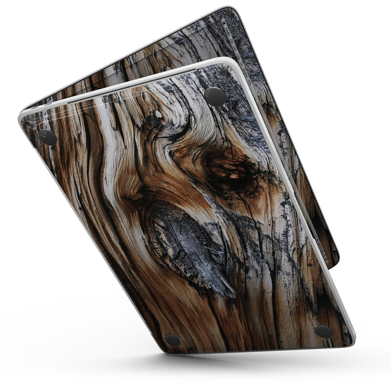 MacBook Pro with Touch Bar Skin Kit - Raw_Aged_Knobby_Wood-MacBook_13_Touch_V6.jpg?