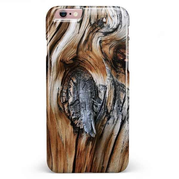 Raw Aged Knobby Wood iPhone 6/6s or 6/6s Plus INK-Fuzed Case