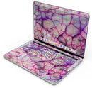 Red White Dragon Vein Agate Skin - Skin Decal Wrap Kit Compatible with the Apple MacBook Pro, Pro with Touch Bar or Air (11", 12", 13", 15" & 16" - All Versions Available)