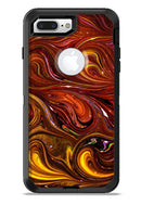 Red 53 Absorbed Watercolor Texture - iPhone 7 or 7 Plus Commuter Case Skin Kit