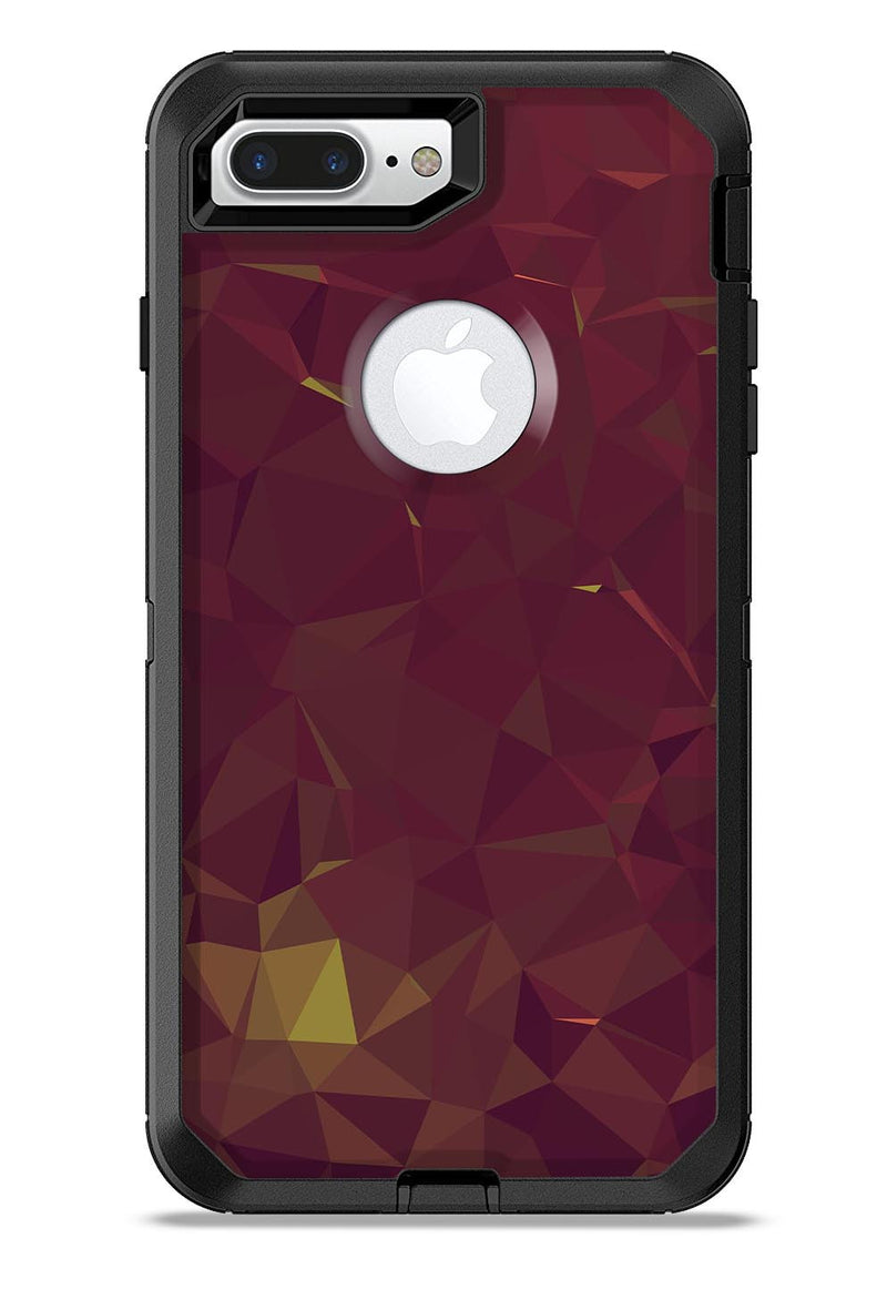 Red Geometric V13 - iPhone 7 or 7 Plus Commuter Case Skin Kit