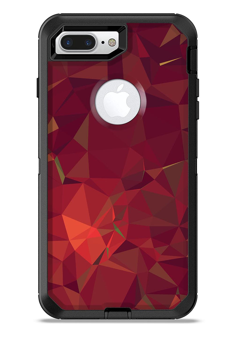Red Geometric V2 - iPhone 7 or 7 Plus Commuter Case Skin Kit