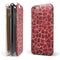 Red Watercolor Giraffe Pattern iPhone 6/6s or 6/6s Plus 2-Piece Hybrid INK-Fuzed Case