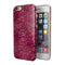Red Watercolor Leopard Pattern iPhone 6/6s or 6/6s Plus 2-Piece Hybrid INK-Fuzed Case