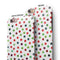Red and Green Watercolor Dots over White iPhone 6/6s or 6/6s Plus 2-Piece Hybrid INK-Fuzed Case