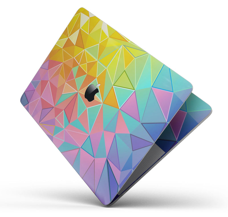 Retro Geometric - Skin Decal Wrap Kit Compatible with the Apple MacBook Pro, Pro with Touch Bar or Air (11", 12", 13", 15" & 16" - All Versions Available)
