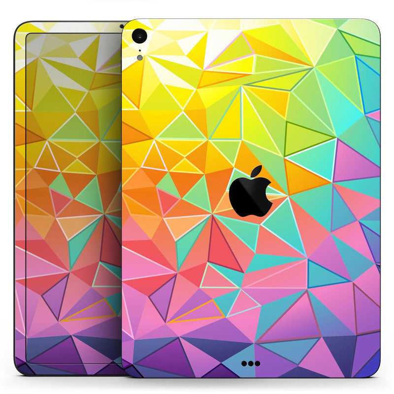 Retro Geometric - Full Body Skin Decal for the Apple iPad Pro 12.9", 11", 10.5", 9.7", Air or Mini (All Models Available)