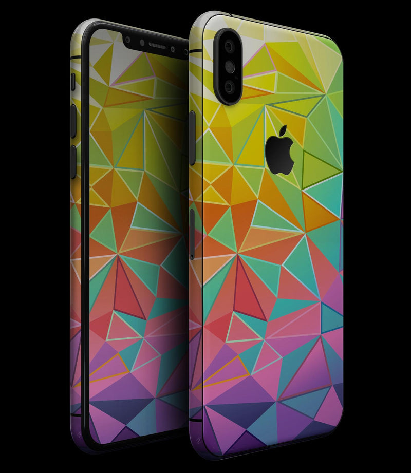 Retro Geometric - iPhone XS MAX, XS/X, 8/8+, 7/7+, 5/5S/SE Skin-Kit (All iPhones Avaiable)