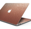 Rose Gold Digital Falling Glitter Print - Skin Decal Wrap Kit Compatible with the Apple MacBook Pro, Pro with Touch Bar or Air (11", 12", 13", 15" & 16" - All Versions Available)