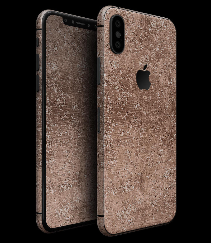 Rose Gold Scratched - iPhone XS MAX, XS/X, 8/8+, 7/7+, 5/5S/SE Skin-Kit (All iPhones Avaiable)