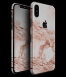 Rose Pink Marble & Digital Gold Frosted Foil V8 - iPhone XS MAX, XS/X, 8/8+, 7/7+, 5/5S/SE Skin-Kit (All iPhones Avaiable)