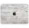 Rough White Wood - Skin Decal Wrap Kit Compatible with the Apple MacBook Pro, Pro with Touch Bar or Air (11", 12", 13", 15" & 16" - All Versions Available)