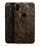 Rough Textured Dark Wooden Planks - iPhone XS MAX, XS/X, 8/8+, 7/7+, 5/5S/SE Skin-Kit (All iPhones Avaiable)