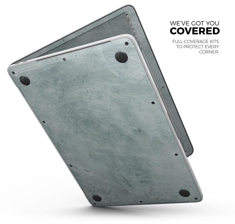 Rustic Mint Textured Surface V3 - Skin Decal Wrap Kit Compatible with the Apple MacBook Pro, Pro with Touch Bar or Air (11", 12", 13", 15" & 16" - All Versions Available)